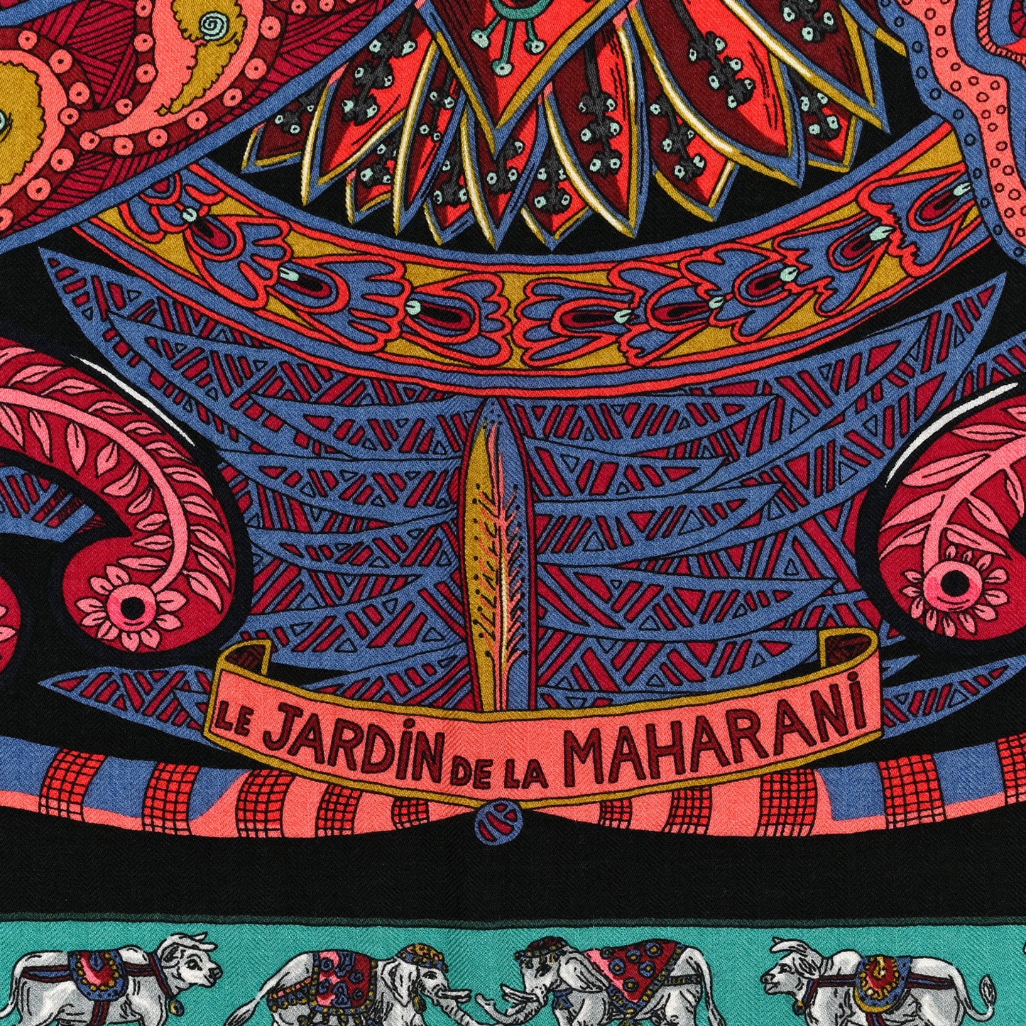 Cashmere Silk Le Jardin De La Maharani Shawl 140