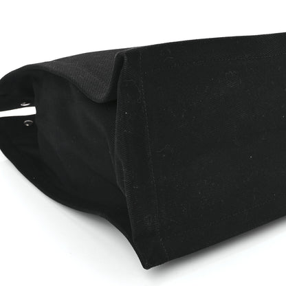 Saint Laurent Linen Calfskin Rive Gauche North South Tote Black 10 of 11