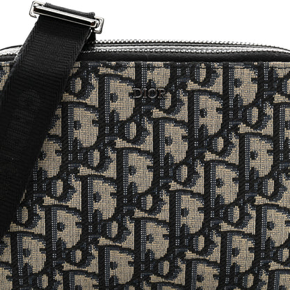 Christian Dior Oblique Pouch Navy Blue 8 of 11