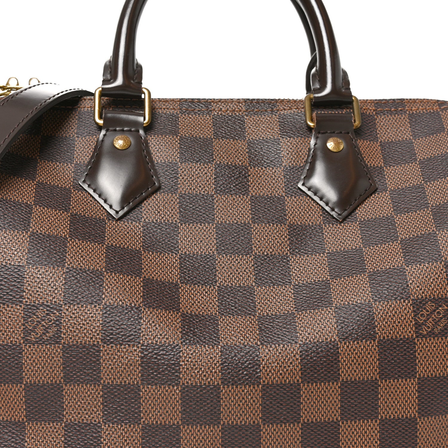 Louis Vuitton Damier Ebene Speedy Bandouliere 25 8 of 10