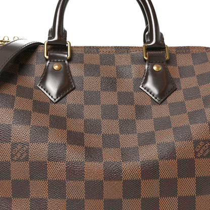 Louis Vuitton Damier Ebene Speedy Bandouliere 25 8 of 10