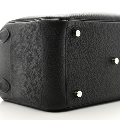Hermes Taurillon Clemence Lindy 26 Black 9 of 13
