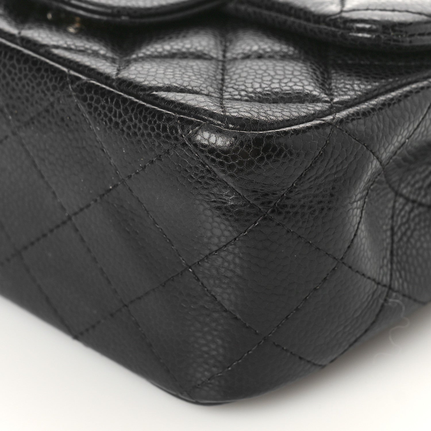 Chanel Caviar Quilted Mini Square Flap Black 9 of 9