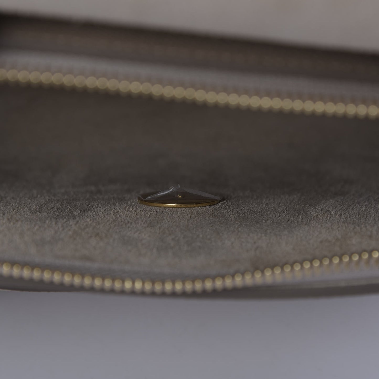 Grained Calfskin Nano Belt Bag Light Taupe