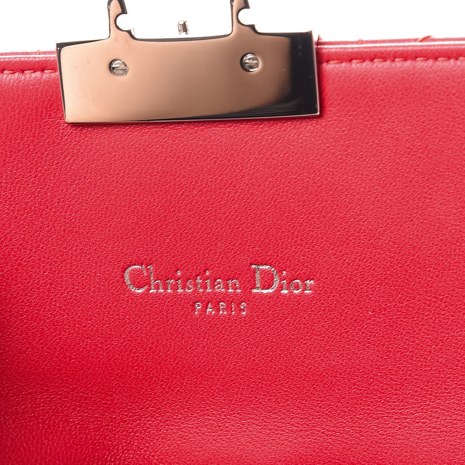 Christian Dior Lambskin Cannage Miss Dior Promenade Pouch Fuchsia 6 of 7