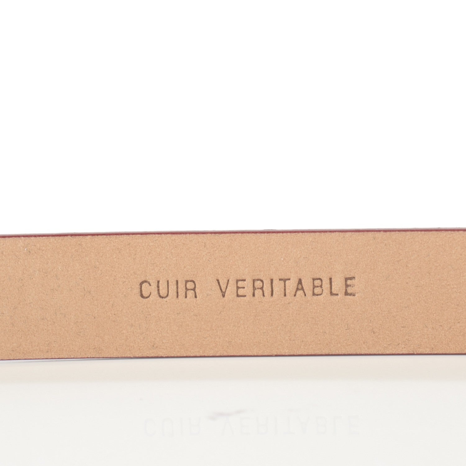 Chanel Patent Calfskin CC Logo Skinny Belt 95 38 Red 6 of 8