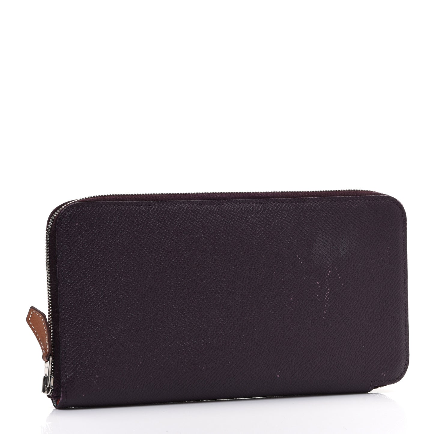 Epsom Silk'In Wallet Raisin
