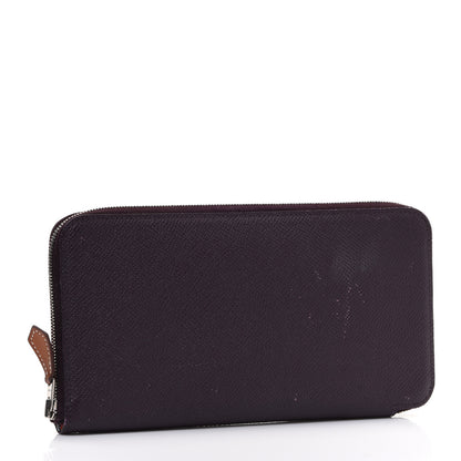 Hermes Epsom Silk'In Wallet Raisin 3 of 14