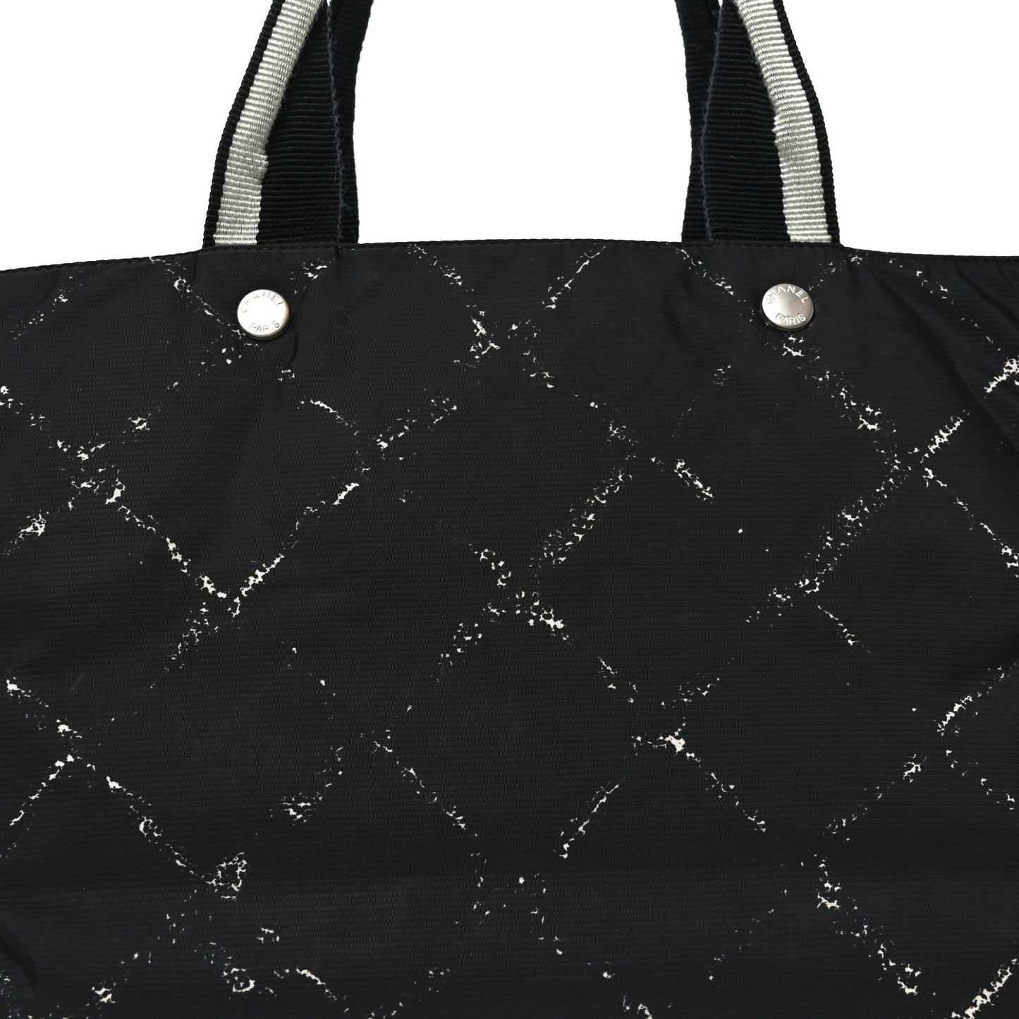 Nylon Travel Tote Black