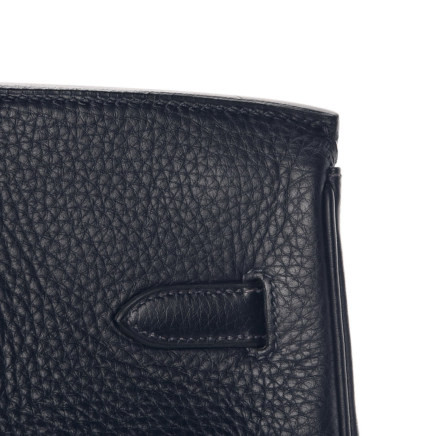 Taurillon Clemence Birkin 35 Bleu Indigo