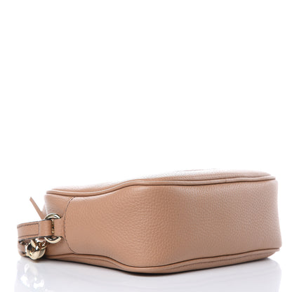 Gucci Pebbled Calfskin Small Soho Disco Bag Rose Beige 4 of 9