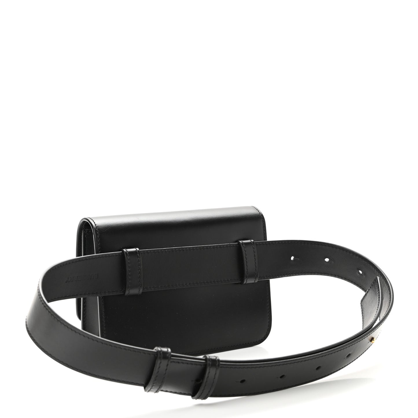 Calfskin TB Bum Bag Black