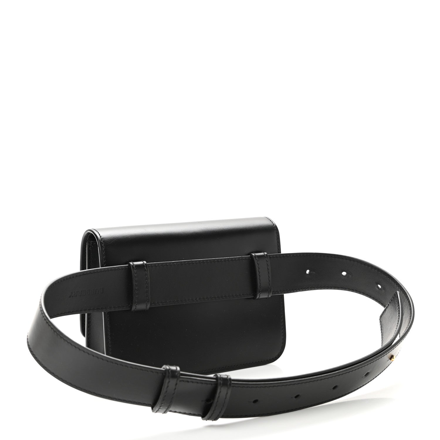 Burberry Calfskin TB Bum Bag Black 3 of 9