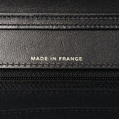 Chanel Lambskin Quilted Timeless CC Wallet On Chain WOC Black 6 of 10