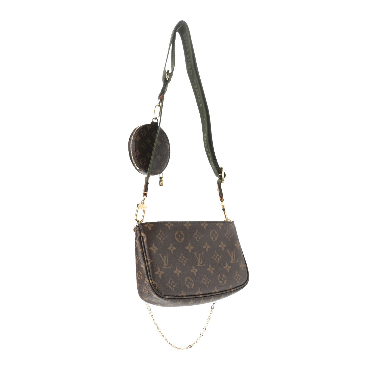 Louis Vuitton Monogram Multi Pochette Accessories Kaki 3 of 12