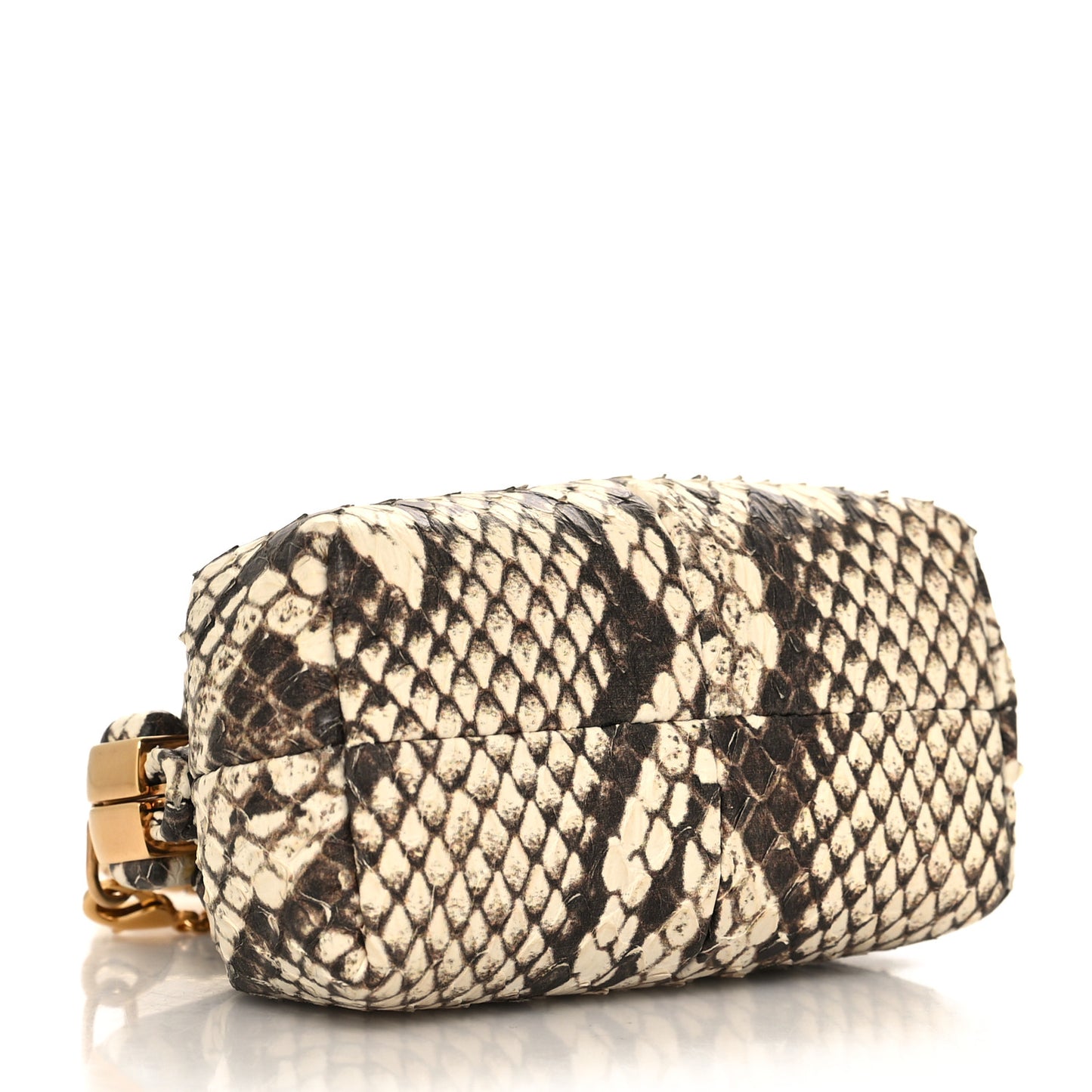 Elaphe Python Printed Nano Fendi First Bag Charm Daisy Roccia