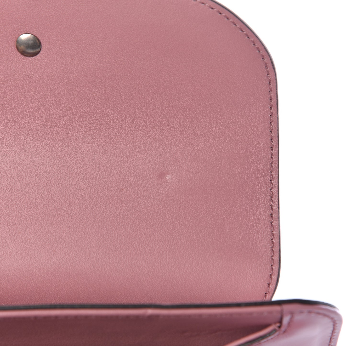 Calfskin Bamboo Crystal Mini Thiara Top Handle Bag Carmine Rose Gold