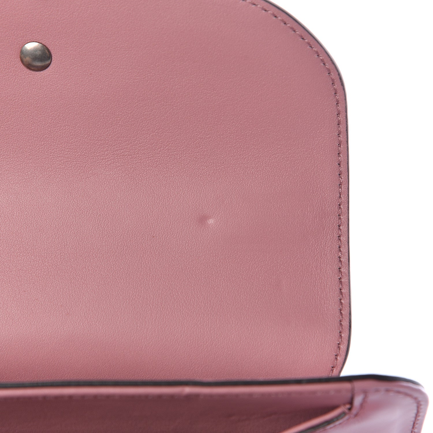 Gucci Calfskin Bamboo Crystal Mini Thiara Top Handle Bag Carmine Rose Gold 12 of 17