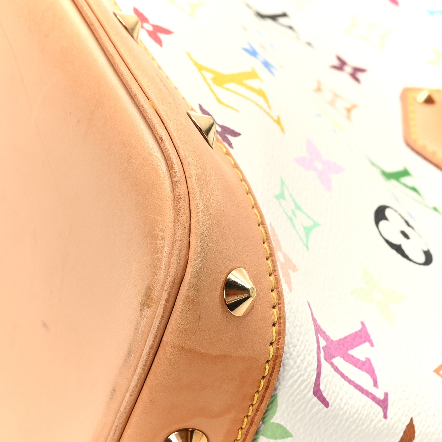 Louis Vuitton Monogram Multicolor Alma White 11 of 11