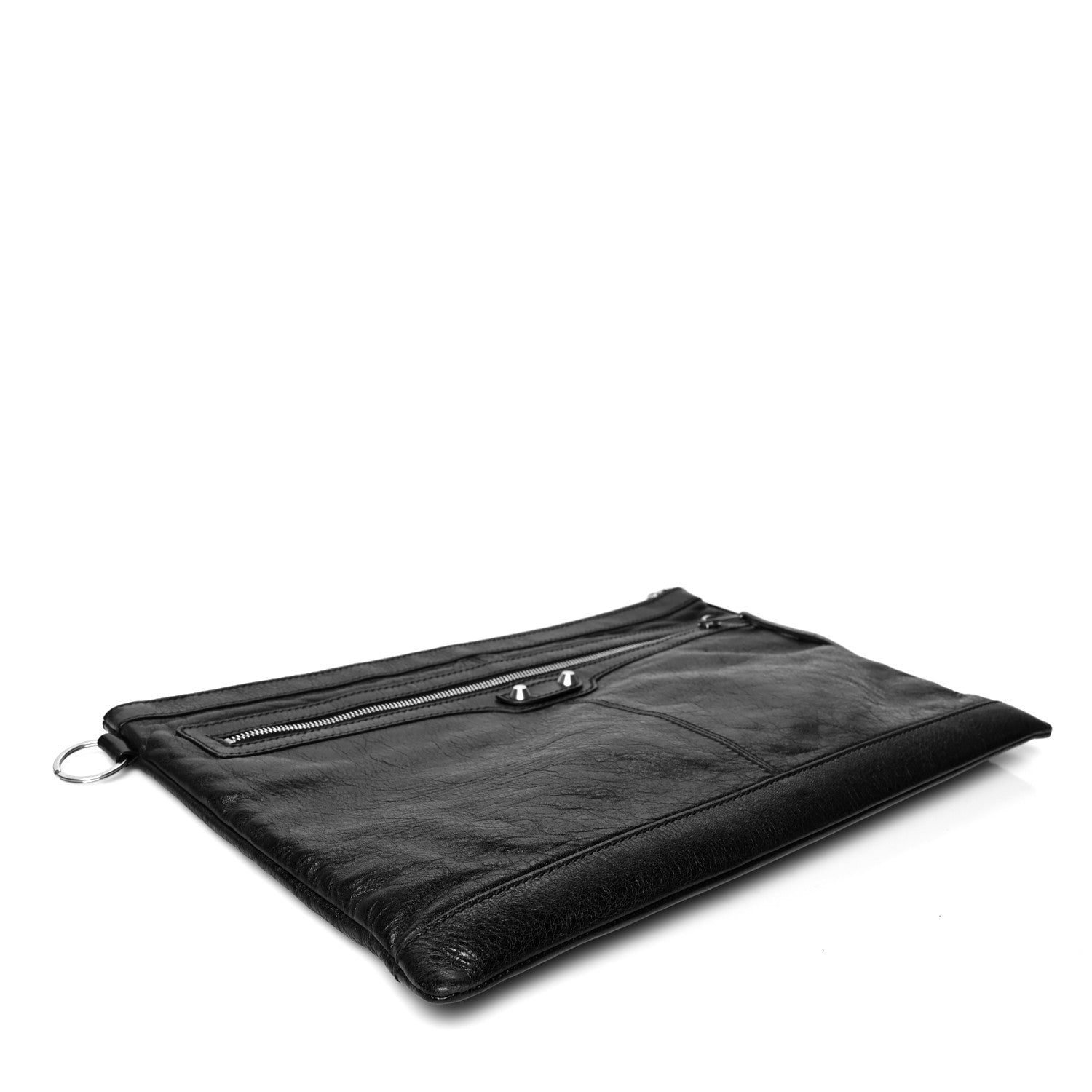 Balenciaga Agneau Arena Classic Hardware Large Clip Black 4 of 8