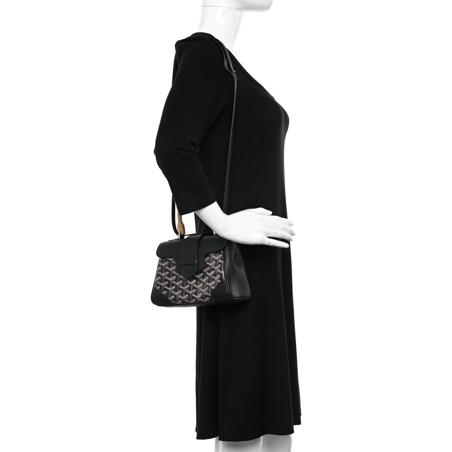 Goyard Goyardine Mini Saigon Black 2 of 11