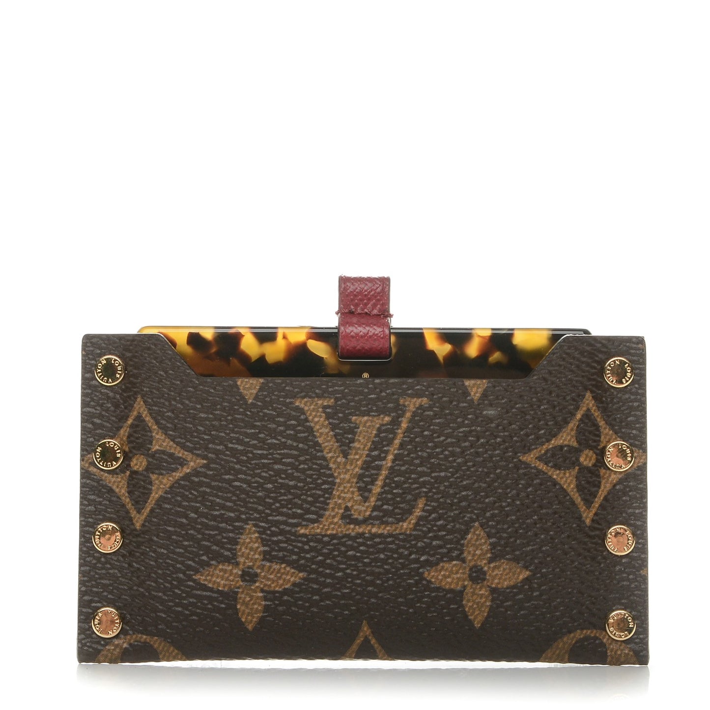 Monogram Comb Case Fuchsia