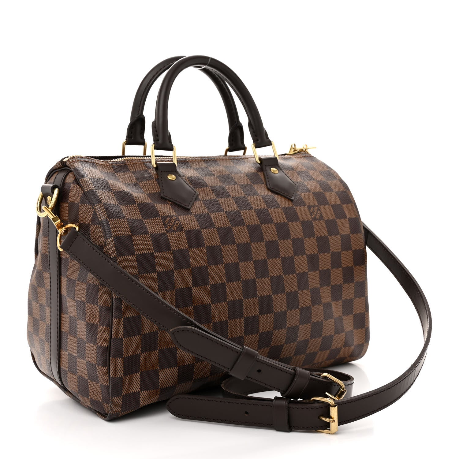 Louis Vuitton Damier Ebene Speedy Bandouliere 30 3 of 11