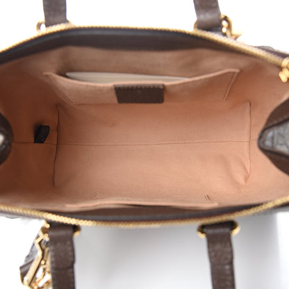 Gucci GG Supreme Monogram Small Ophidia Tote Bag Brown 4 of 9
