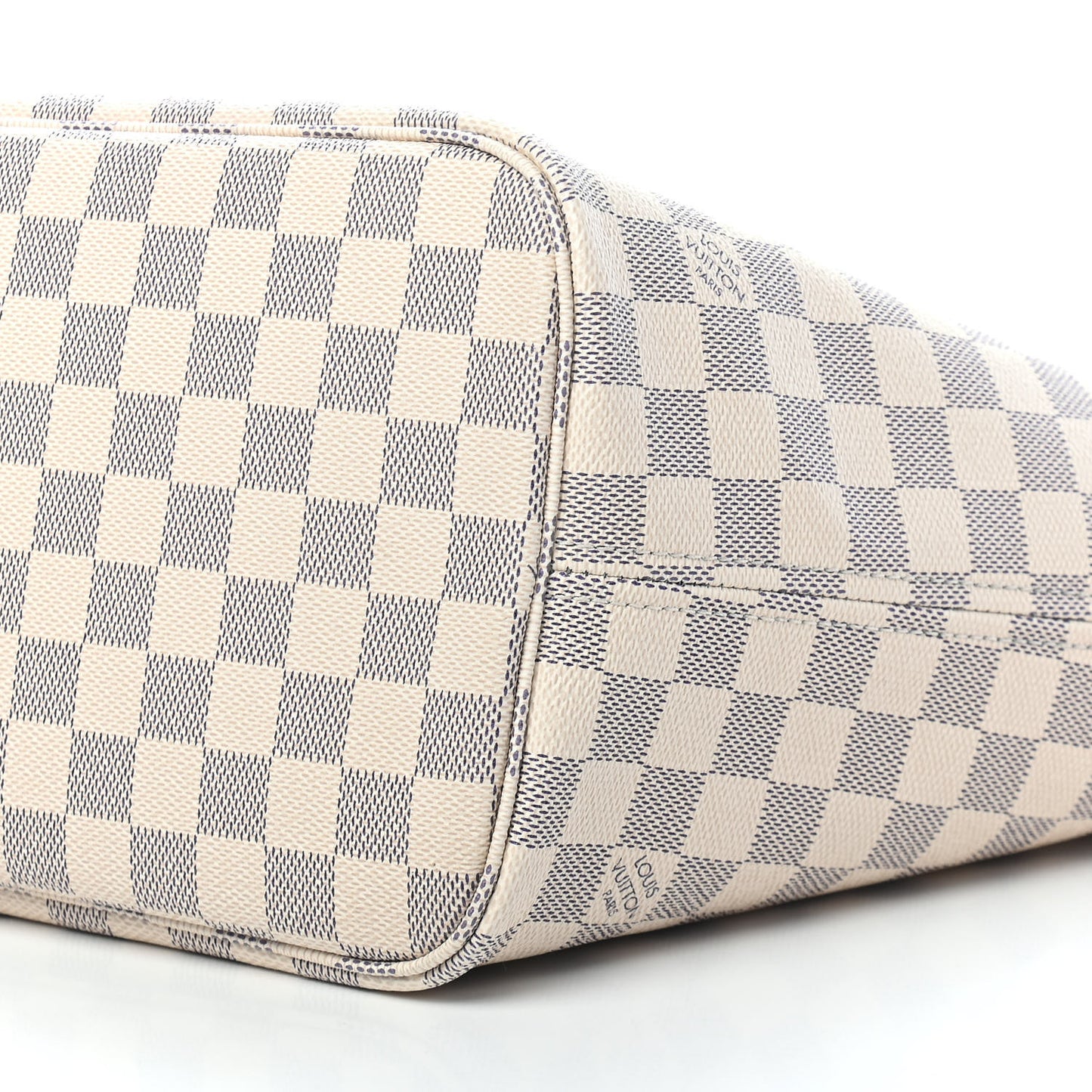 Damier Azur Neo Neverfull MM Rose Ballerine