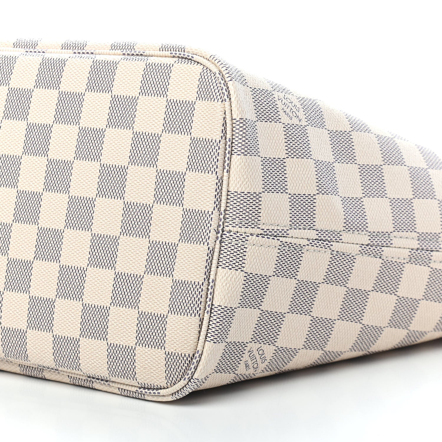 Louis Vuitton Damier Azur Neo Neverfull MM Rose Ballerine 10 of 10