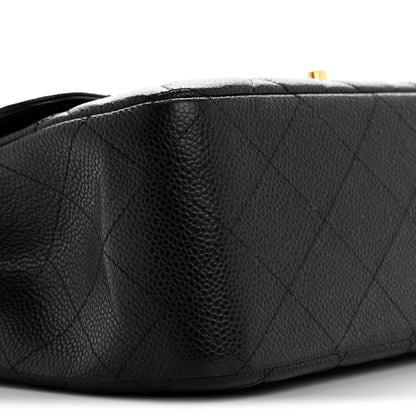 Chanel Caviar Quilted Jumbo Double Flap Black 9 of 15