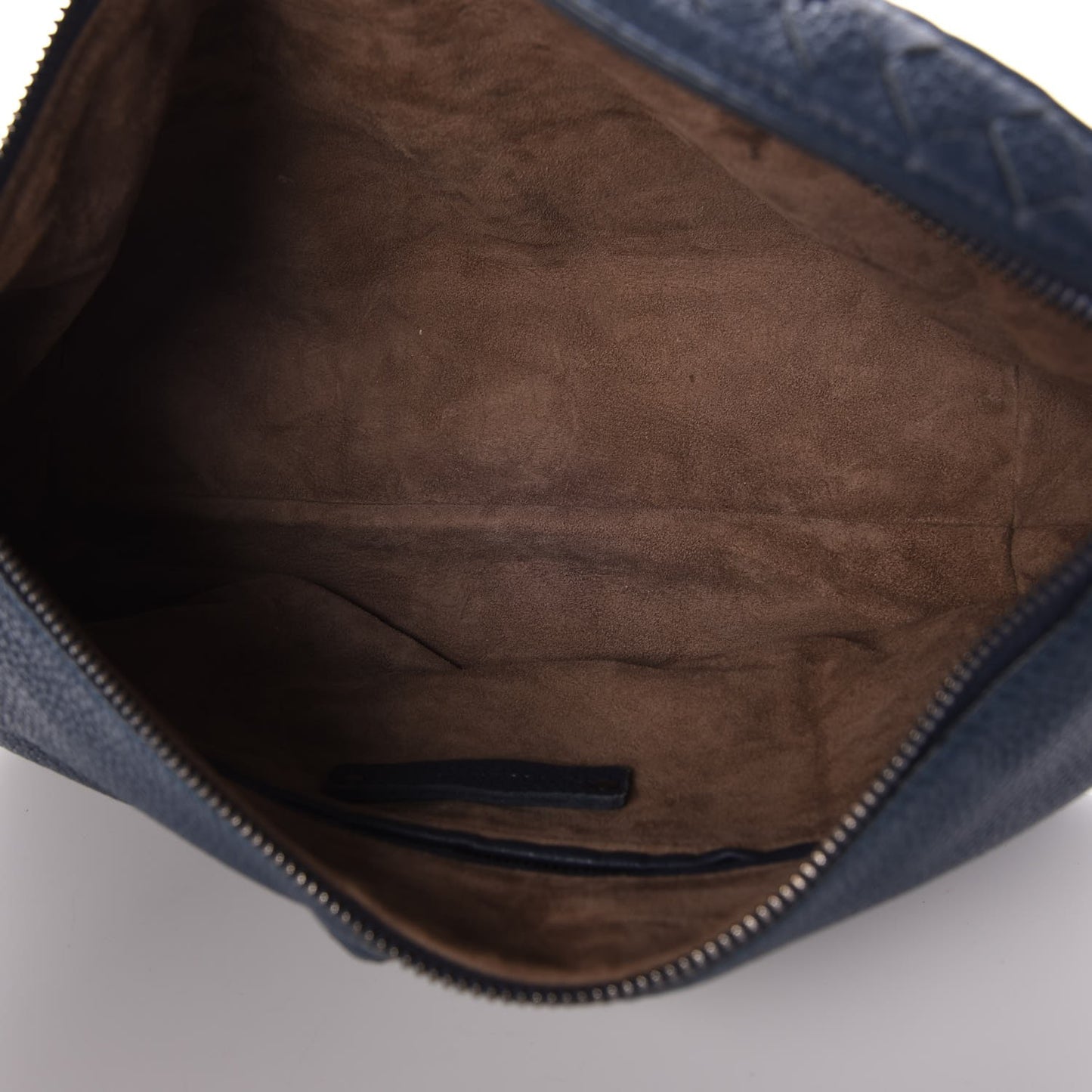 Cervo Deerskin Medium Shoulder Bag Denim