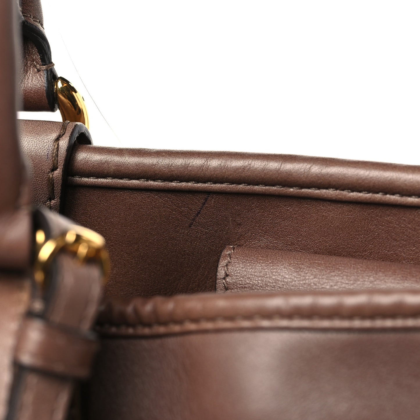 Calfskin Medium GG Running Tote Brown