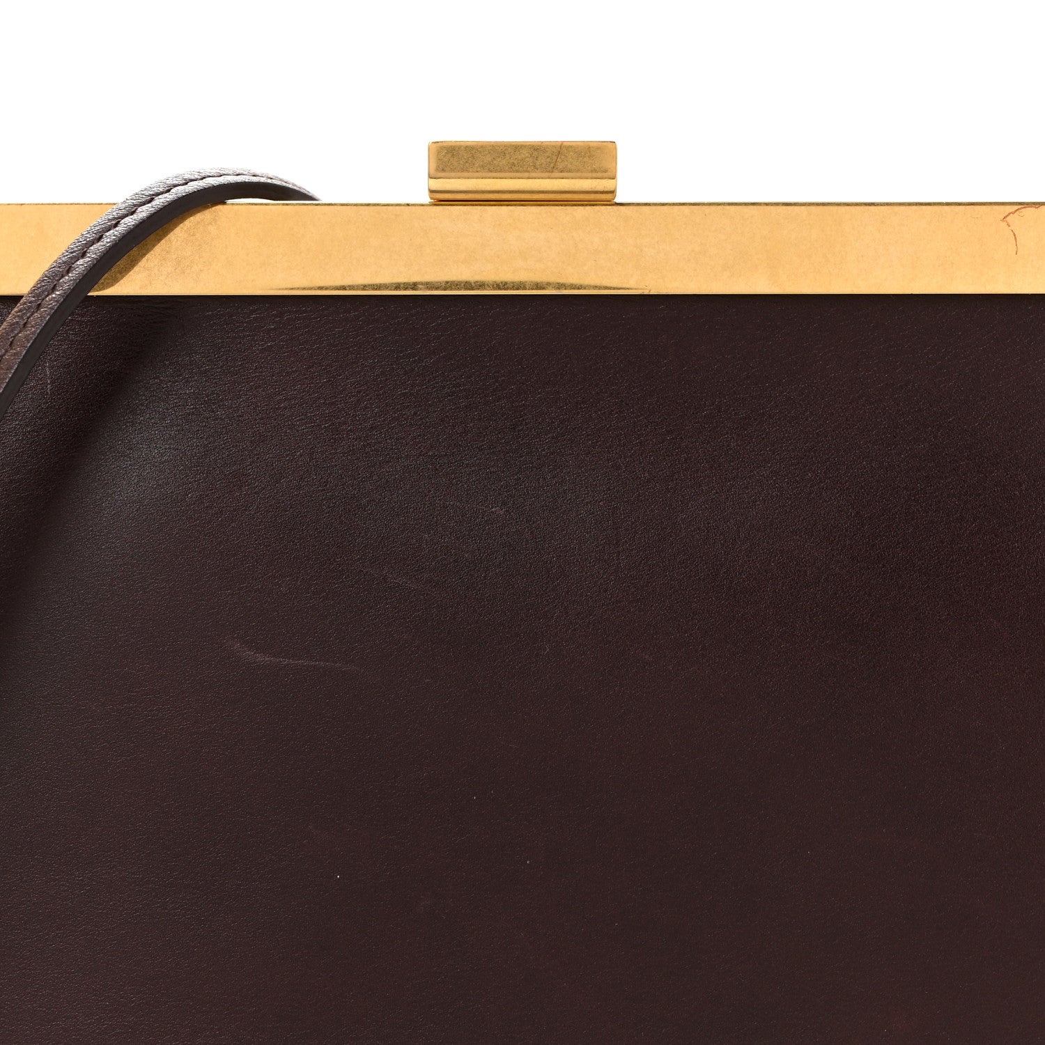 Celine Smooth Calfskin Mini Clasp Bag Bordeaux 8 of 12