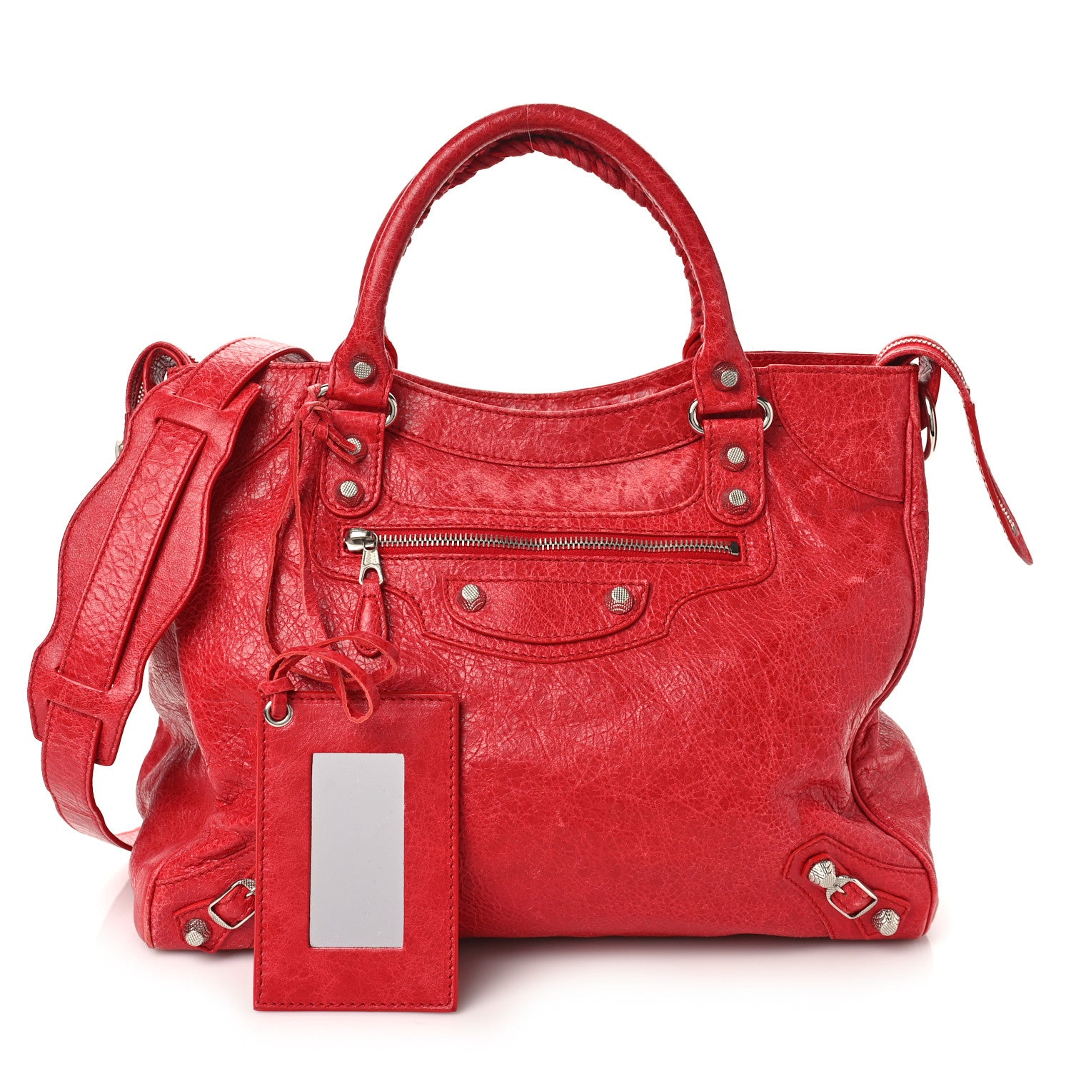 Balenciaga Agneau Giant 12 Silver Hardware Velo Rouge Cardinal 1 of 12