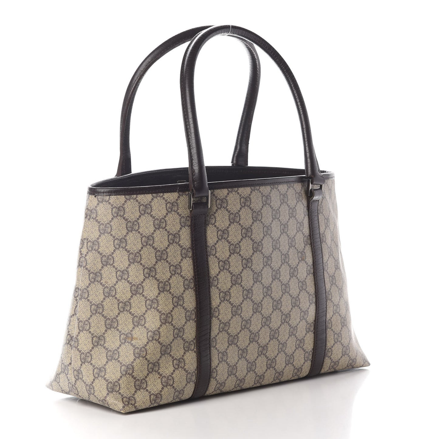 GG Plus Monogram Medium Joy Tote Dark Brown