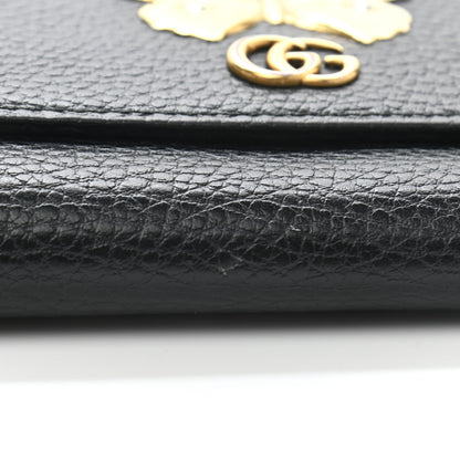 Gucci Calfskin Garden Continental Wallet Black 7 of 7