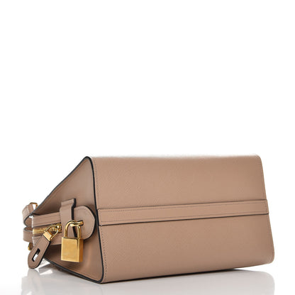 Prada Saffiano City Calf Small Esplanade Tote Cammeo 5 of 9