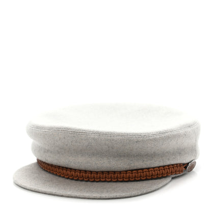Hermes Cashmere Swift Braided Deauville Cap 56 1 of 9