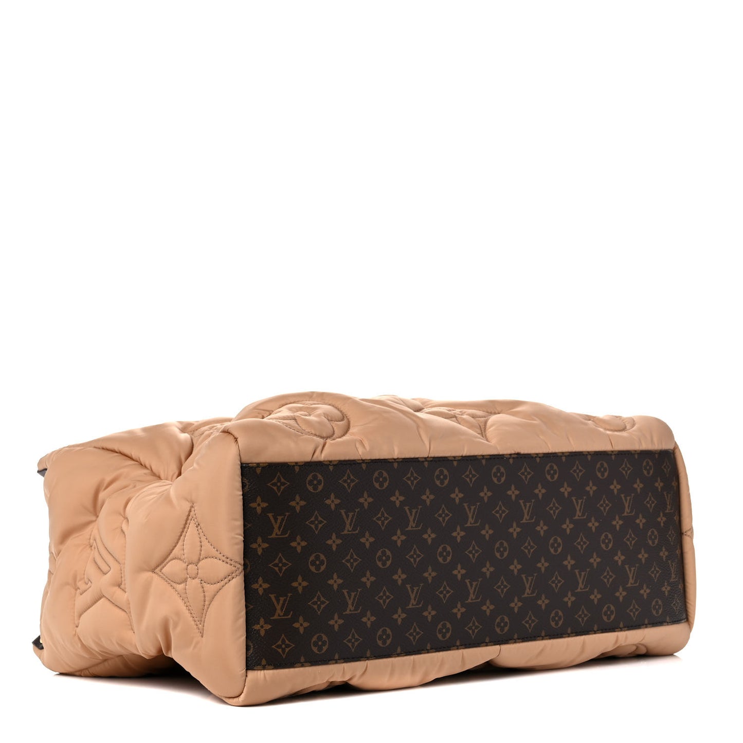 Econyl Monogram Pillow Giant Onthego GM Beige