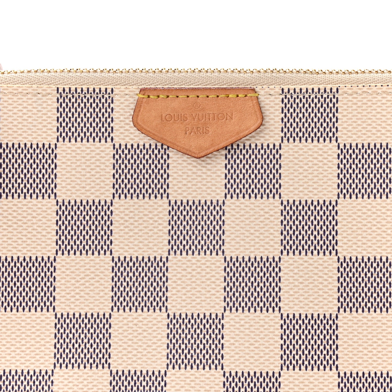 Louis Vuitton Damier Azur Double Zip Pochette 7 of 10