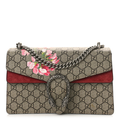 Gucci GG Supreme Monogram Blooms Small Dionysus Shoulder Bag Beige Multicolor Dry Rose 1 of 9
