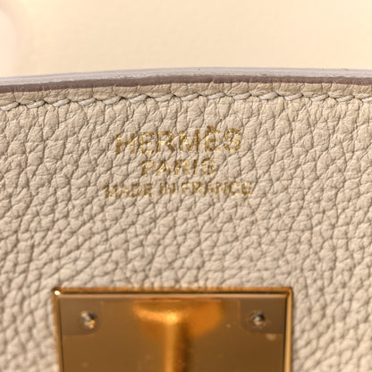 Hermes Togo Birkin 30 Craie 5 of 9