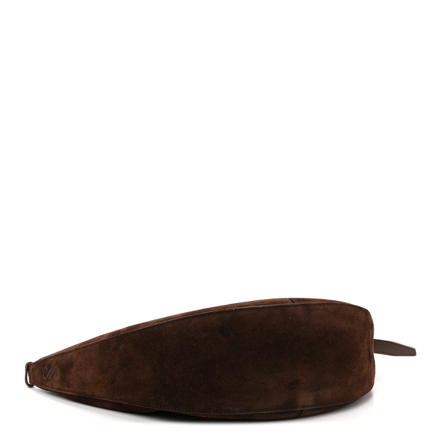 Suede Calfskin Slide Bag Chocolate