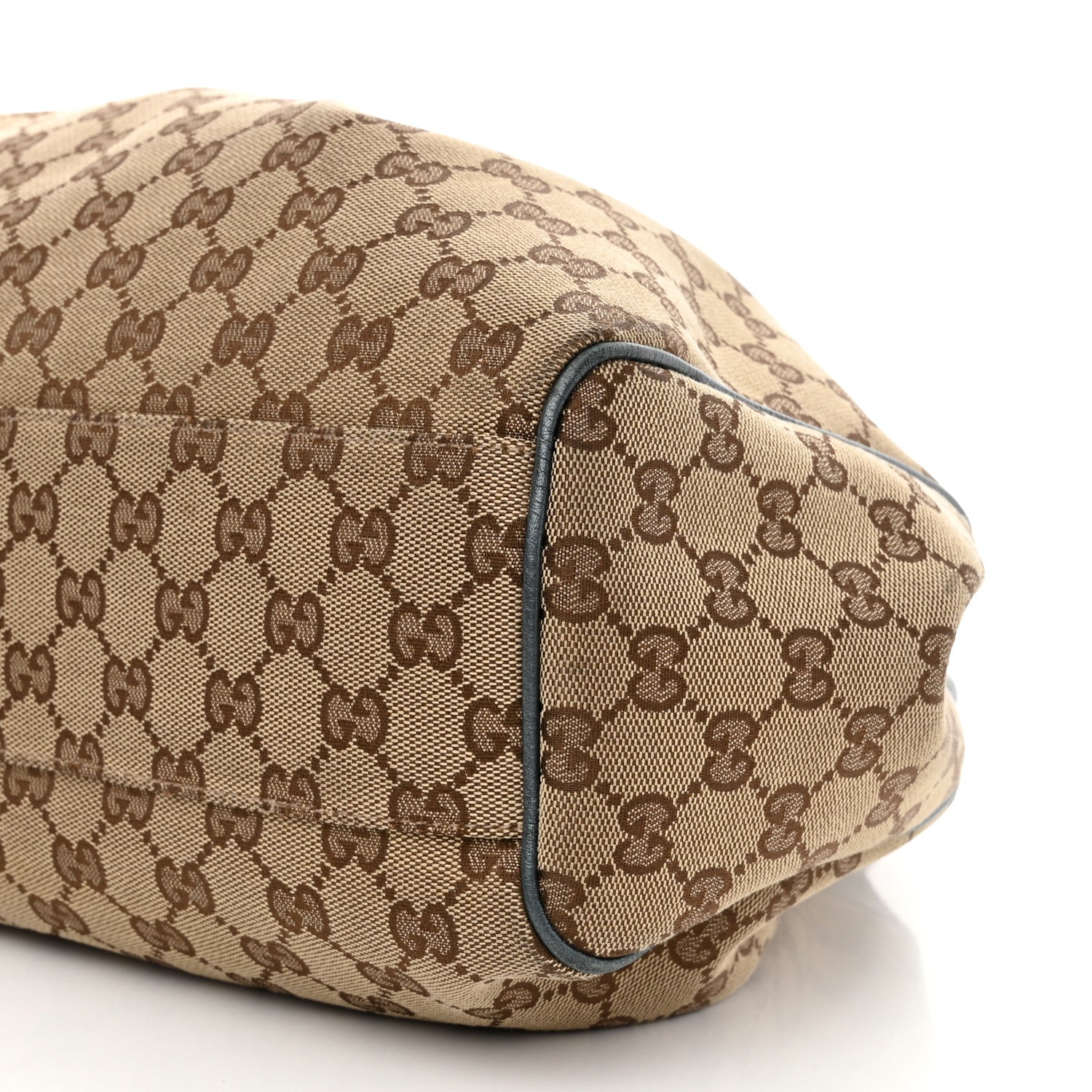 Gucci Monogram Medium Sukey Tote Metallic Blue 7 of 8