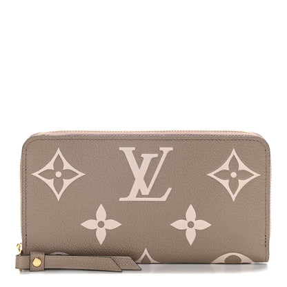 Louis Vuitton Empreinte Monogram Giant Zippy Wallet Tourterelle Creme 1 of 11