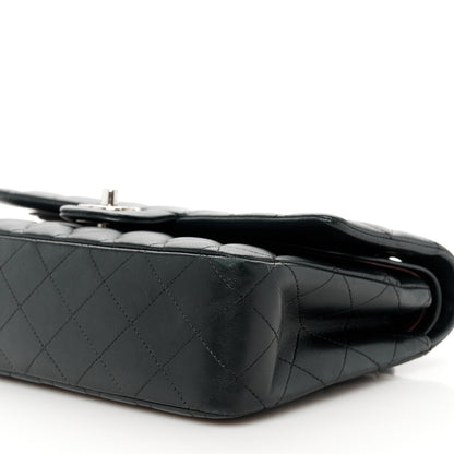 Chanel Lambskin Quilted Medium Double Flap Black 11 of 12