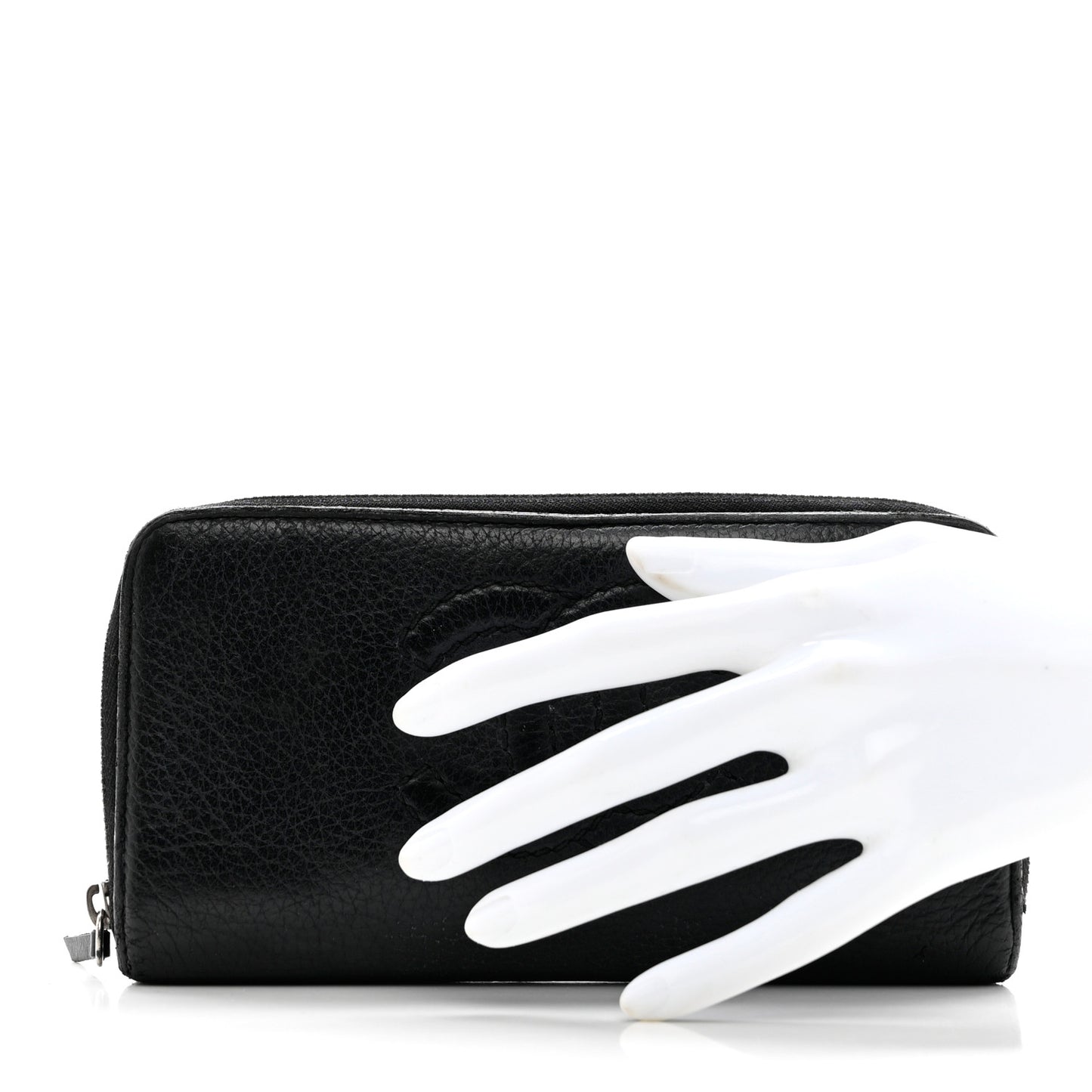 Deerskin Luxe Ligne Wallet Black