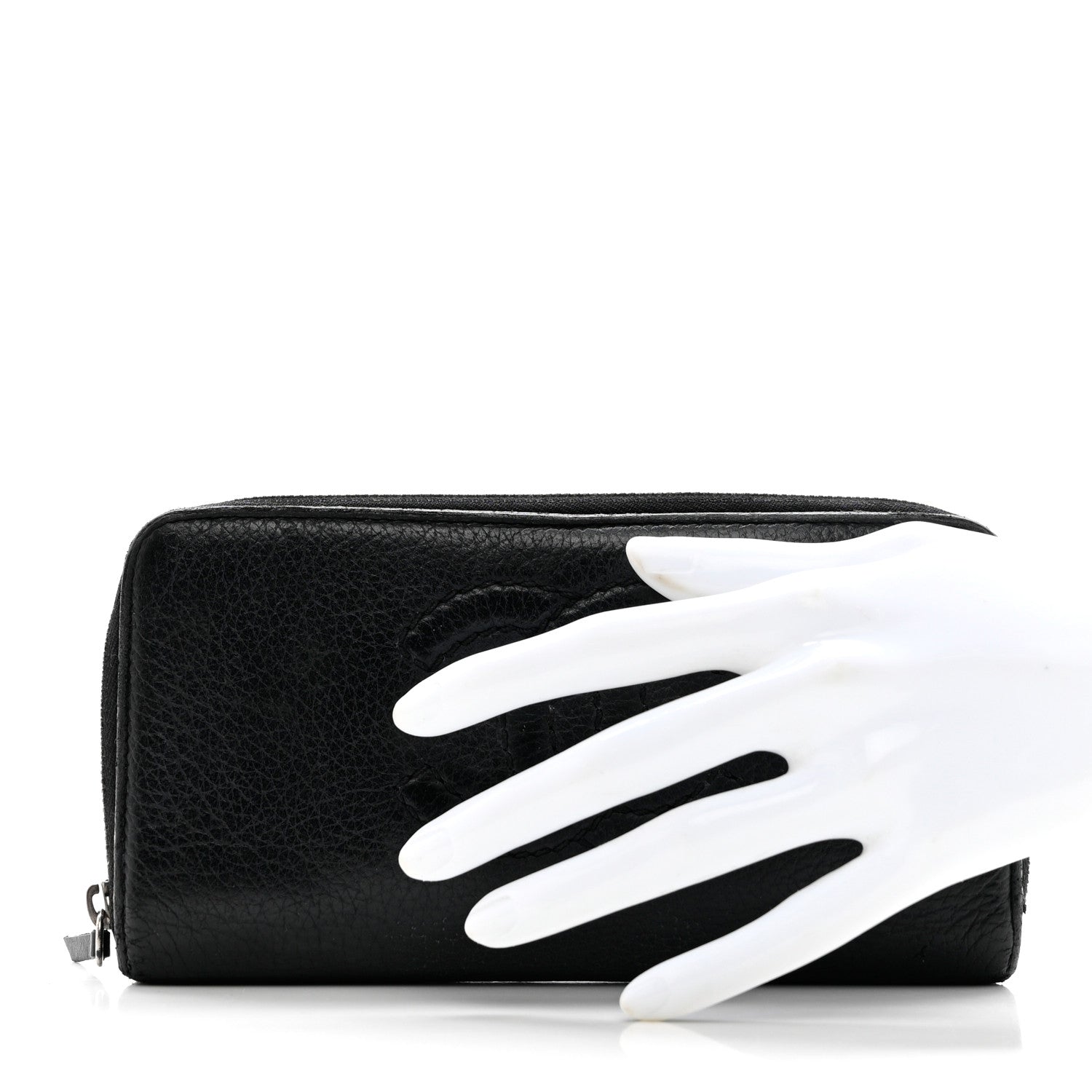 Chanel Deerskin Luxe Ligne Wallet Black 2 of 13