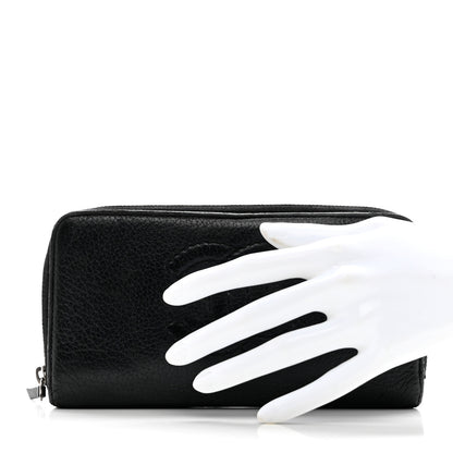 Chanel Deerskin Luxe Ligne Wallet Black 2 of 13